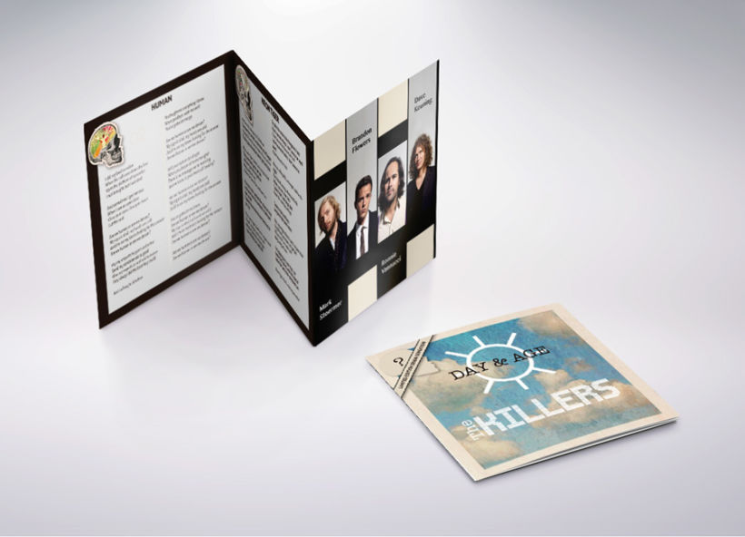 Diseño de CD y libreto de The Killers 2