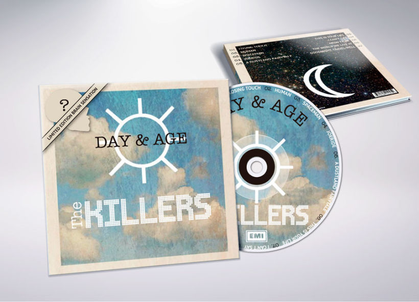 Diseño de CD y libreto de The Killers 1