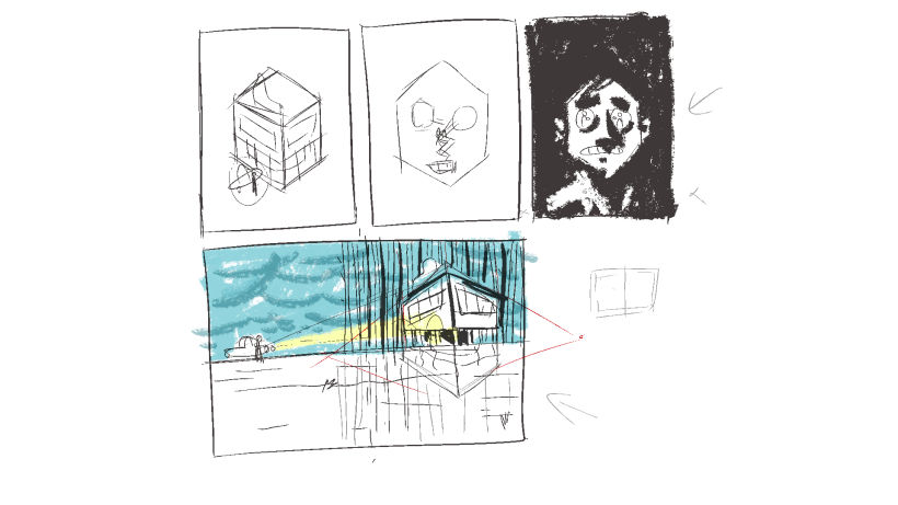 La Caída de la Casa Usher (Mi proyecto para el curso Ilustración, nudo y desenlace) 11