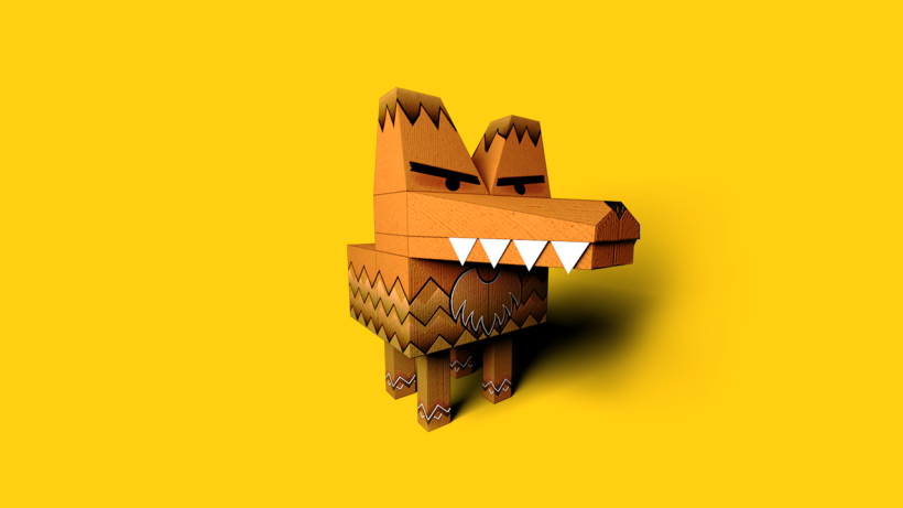 Wolf - Situations (3D Character) 1
