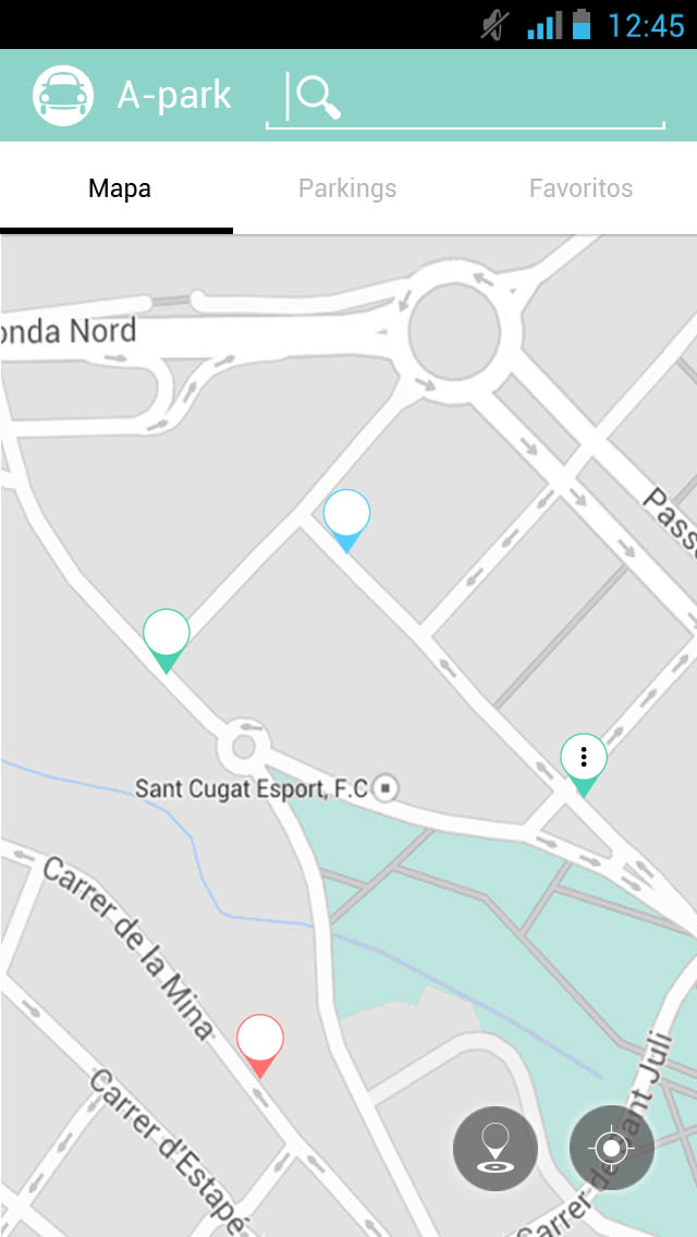 Interactive Design: A-park (App to find parking) 9