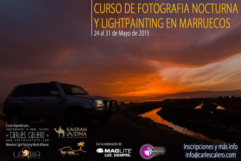 Curso de Foto Nocturna y Lightpainting en Marruecos 0
