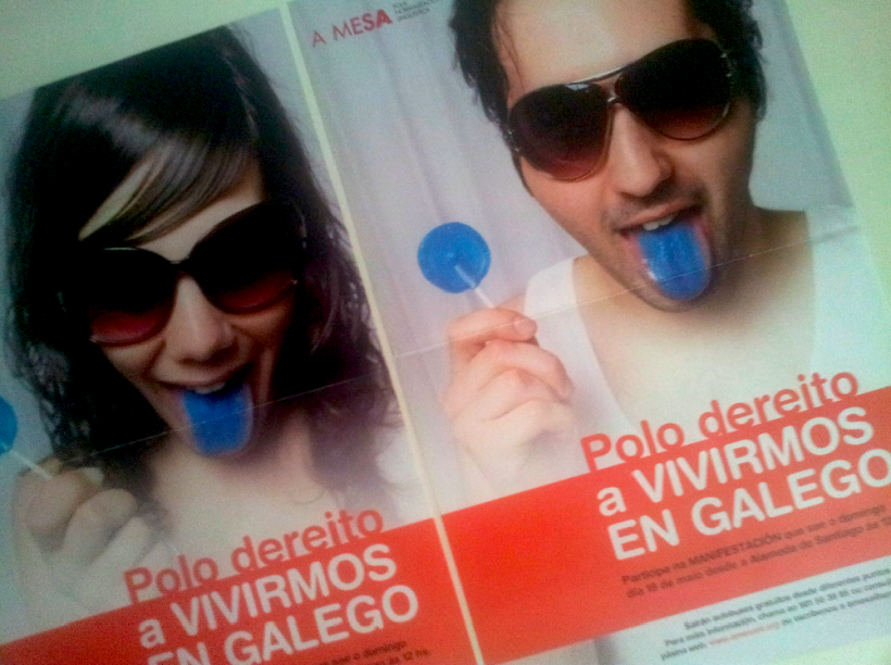 Campaña para A Mesa pola Normalización Linguistica. Galiza 1