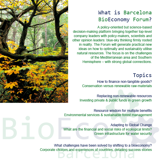 Barcelona BioEconomy Forum 2