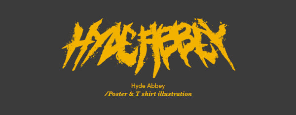 Hyde Abbey / Poster & t shirt illustration -1
