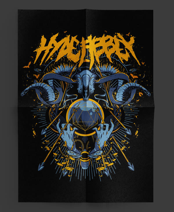 Hyde Abbey / Poster & t shirt illustration 0