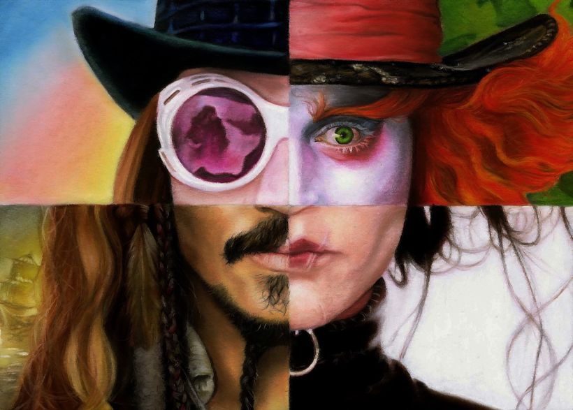 Retrato Johnny Depp -1