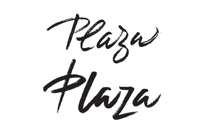 PLAZA. Logotipo para la cabecera de una revista 2