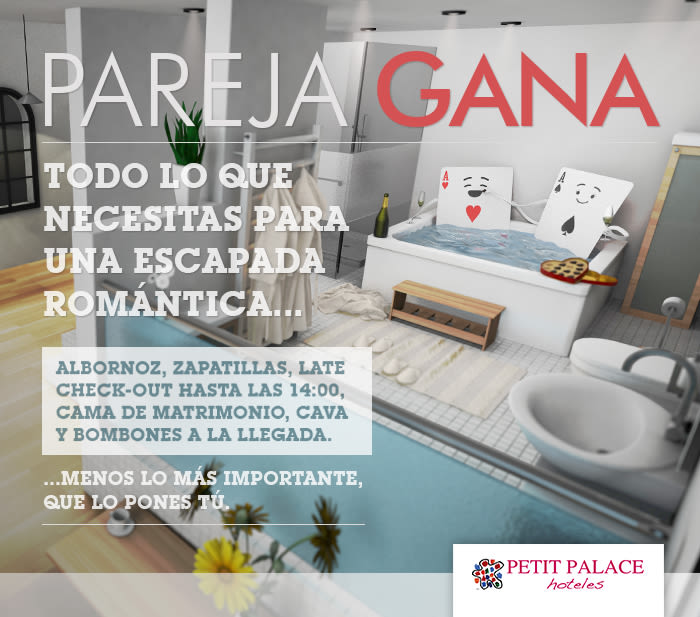 Petit Palace Hoteles - Creatividad Campaña Mailing #2: Experiencia de Pareja. 3