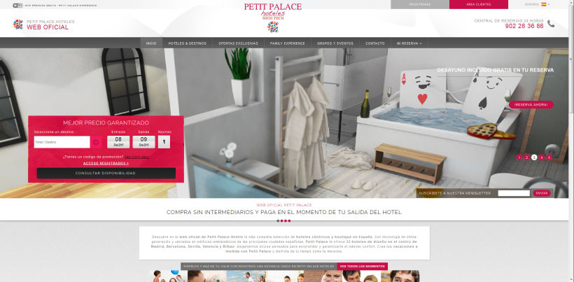 Petit Palace Hoteles - Creatividad Campaña Mailing #2: Experiencia de Pareja. 5