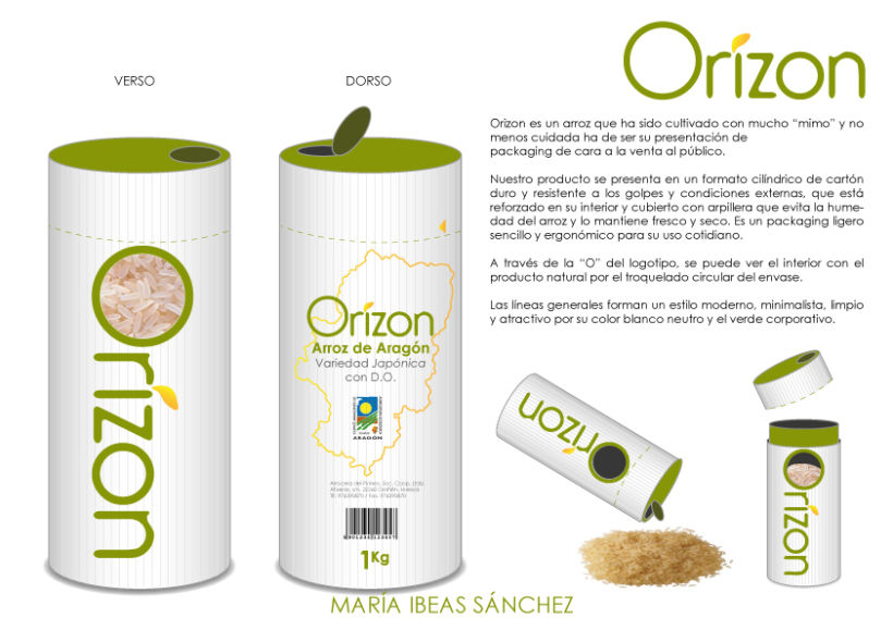 Creación de marca de arroz, identidad corporativa y diseño de packaging 4