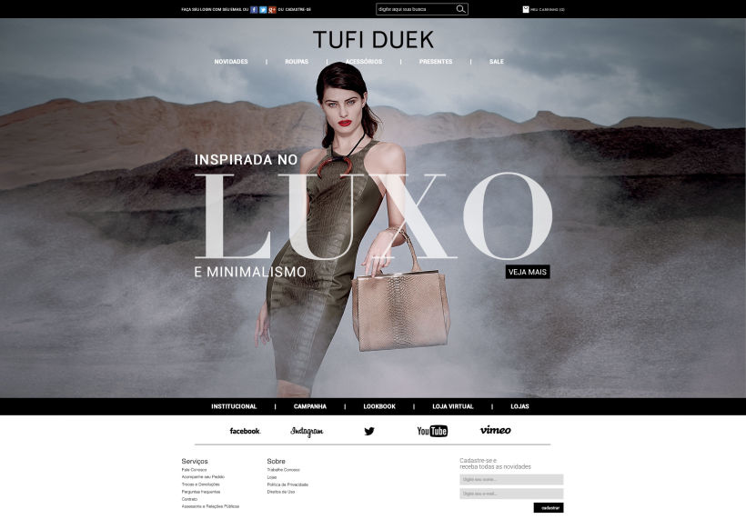 Web Tufi Duek Brasil - Tienda online 2014 1