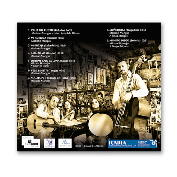 Diseño de CD de música flamenco-fusión 2
