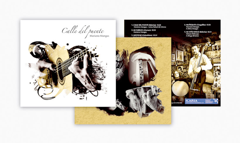 Diseño de CD de música flamenco-fusión 1