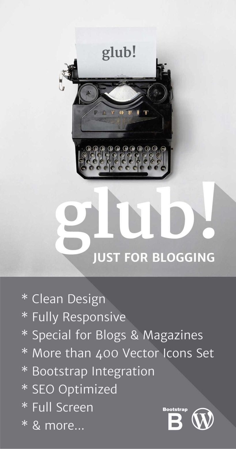 Glub! – Clean & Responsive WordPress Blog Theme 2
