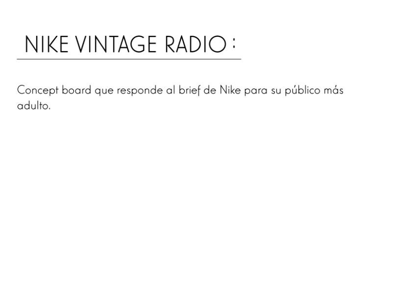 Nike Vintage Radio -1