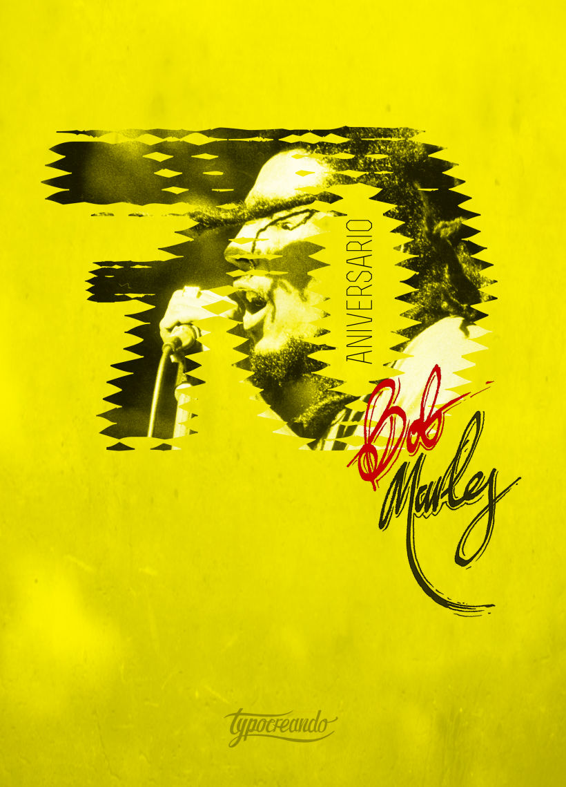Aniversario Bob Marley. Cartel 2