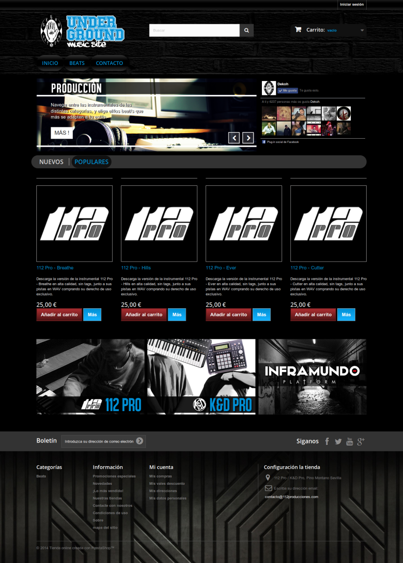 112 Pro - Producción, mezcla y masterización de Audio (Tienda digital Online) 0