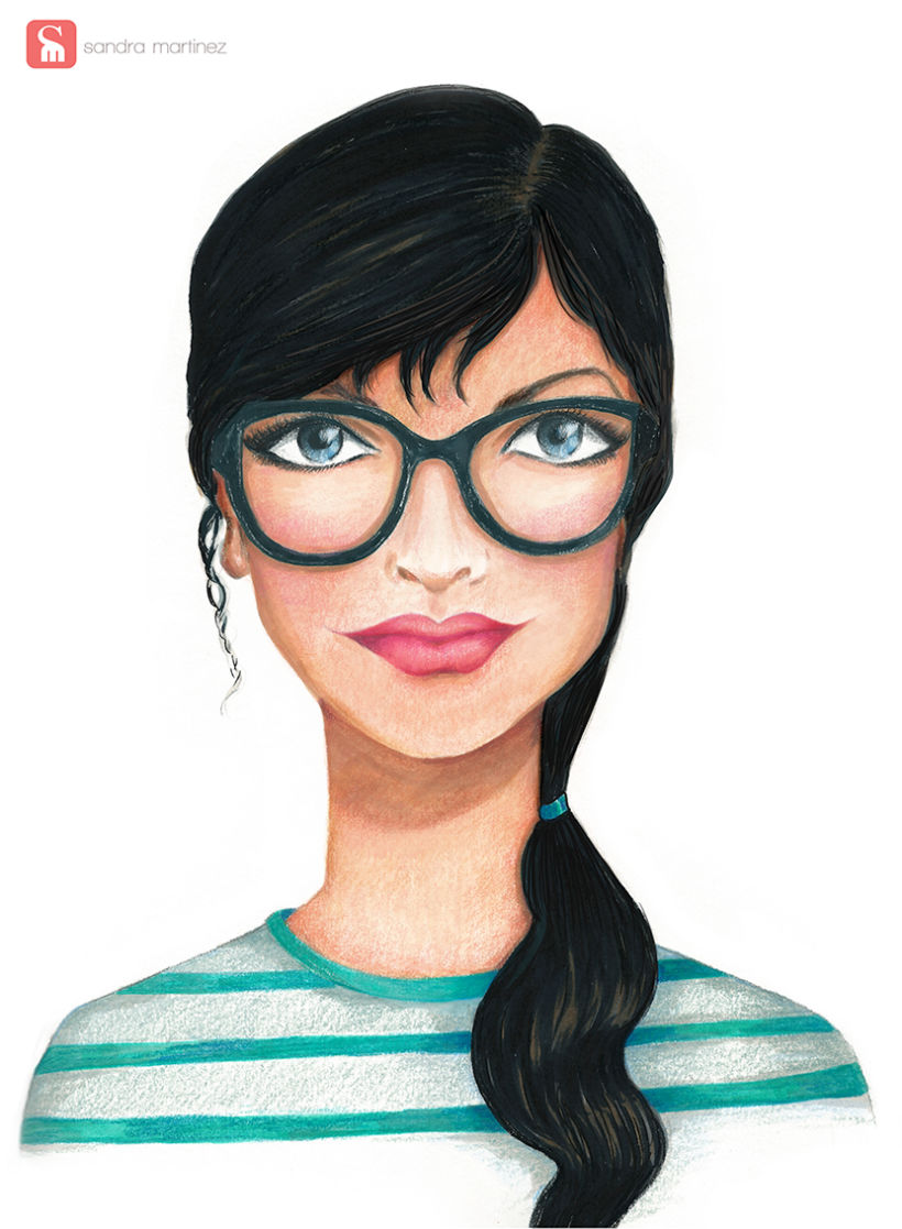 Chica con gafas -1