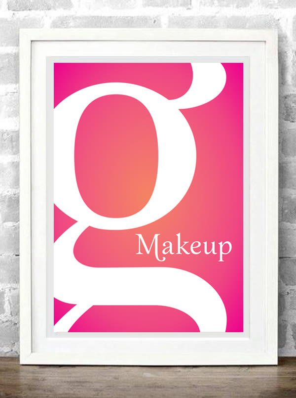 Makeup typeface 2