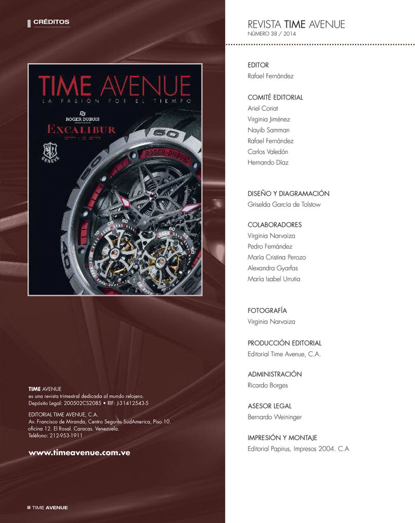 Revista Time Avenue 8