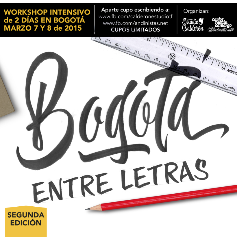 Brush Lettering Workshop en Bogotá 1