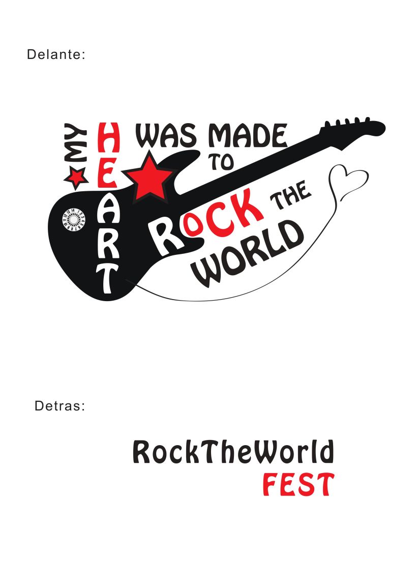 Diseño de camisetas - Rock The World Fest 0