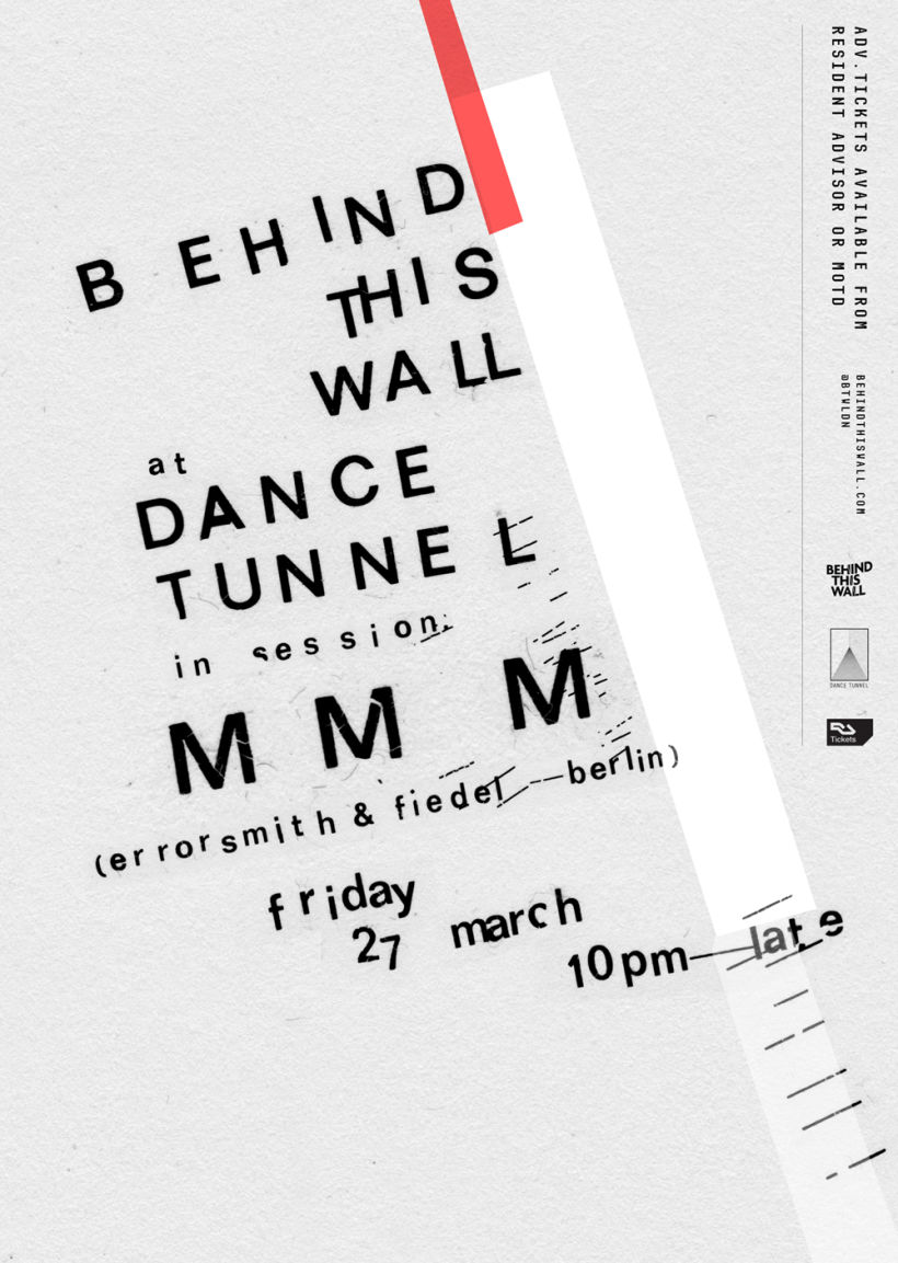 Behind This Wall at Dance Tunnel – MMM 1
