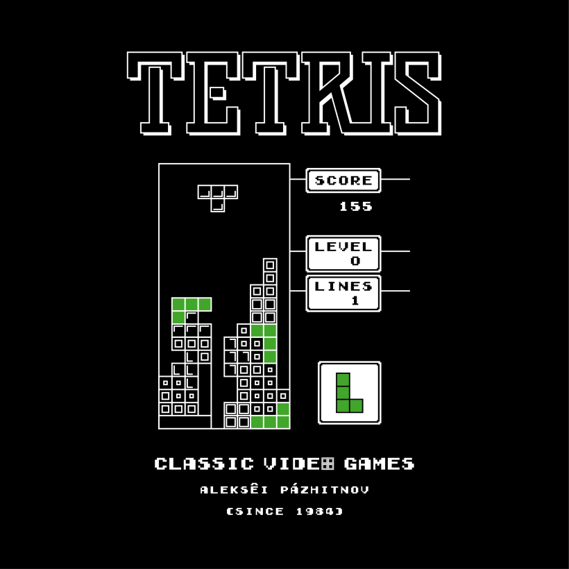 CLASSIC VIDEO GAMES TETRIS 0