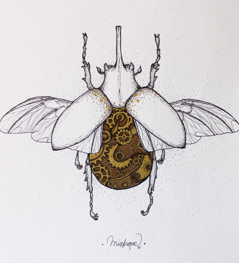  Steampunk rhinoceros beetle. 15