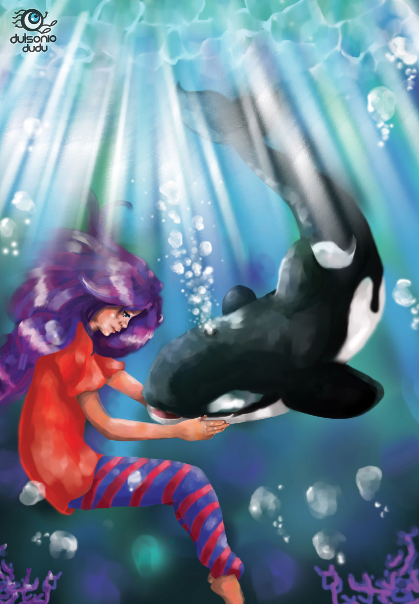 Niña y orca -1