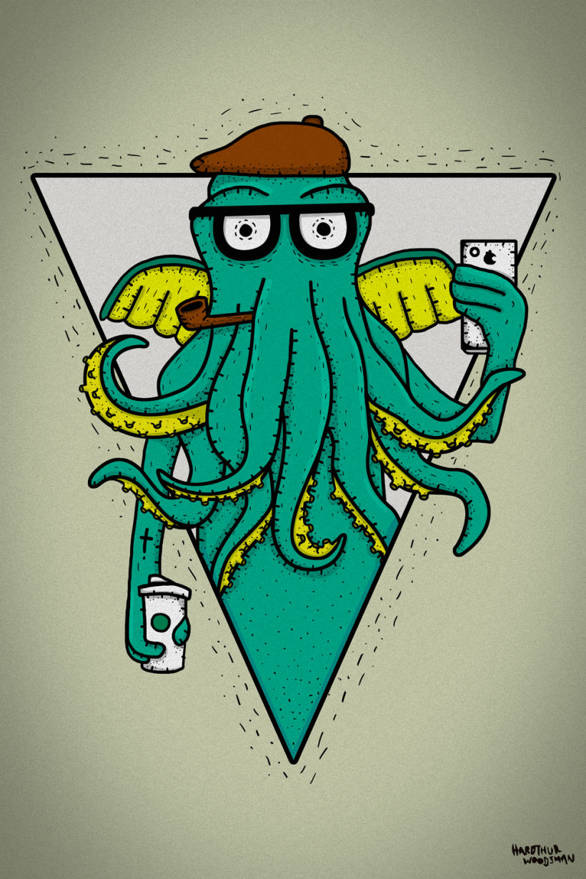 H.P. LOVECRAFT -Hipster Cthulhu 0