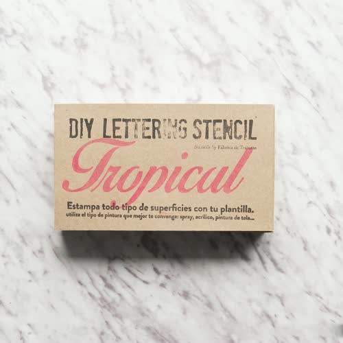 DIY-Kit Stencil Lettering 4