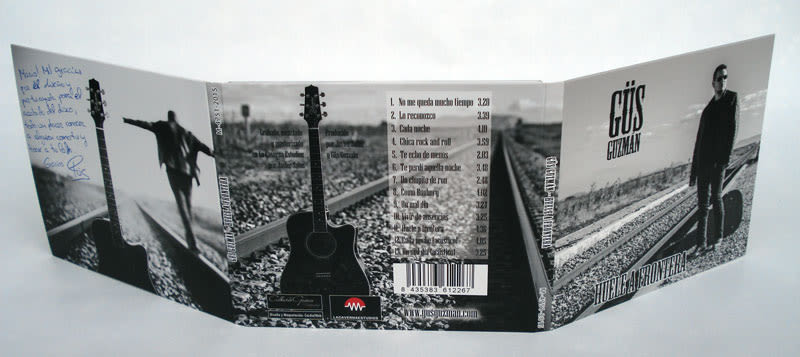 Diseño y maquetación del CD de Güs Guzmán 0