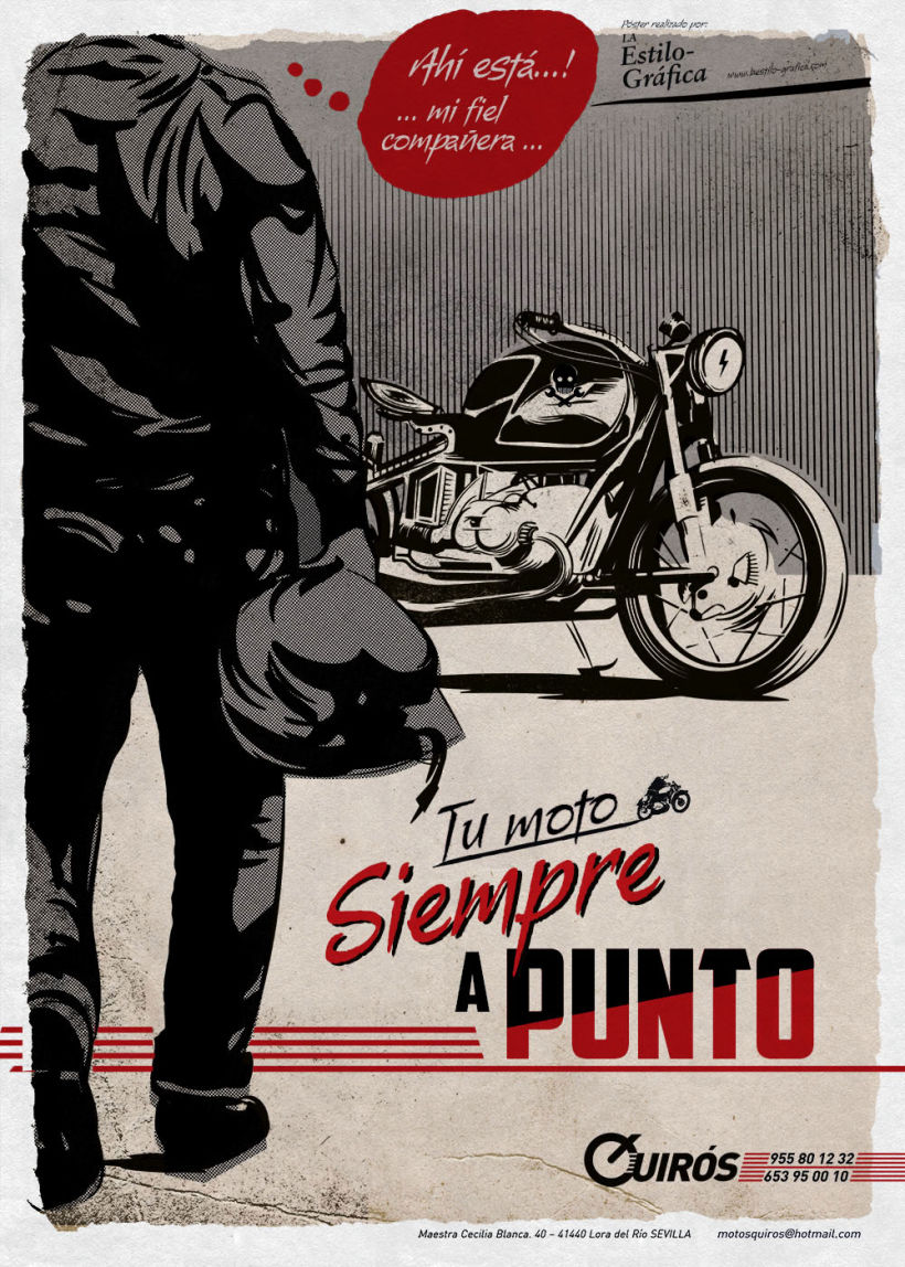 Motos QUIRÓS — Poster -1