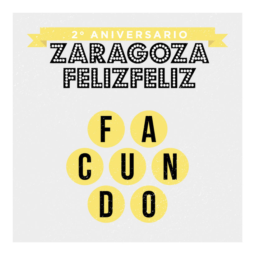 2º Aniversario Zaragoza Feliz Feliz 1