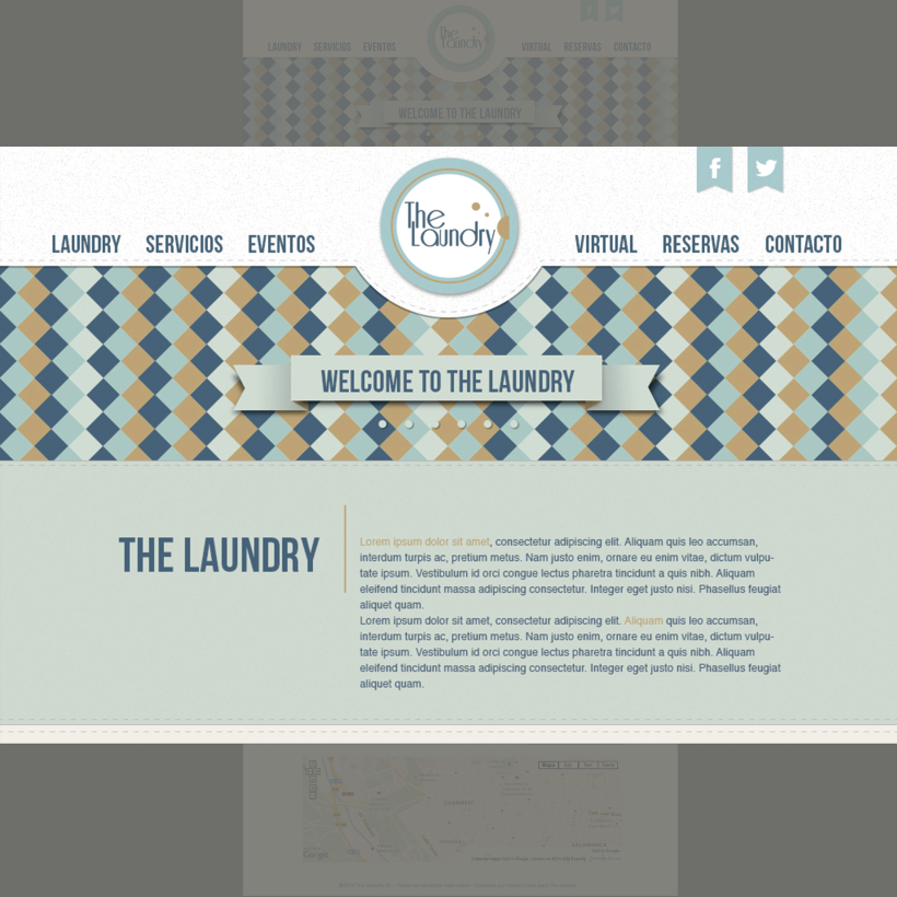 Manual Identidad Corporativa "The Laundry" - Gráficas - Exterior - Web  7