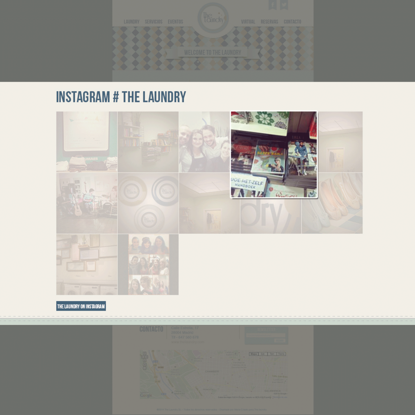 Manual Identidad Corporativa "The Laundry" - Gráficas - Exterior - Web  8