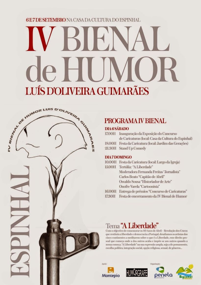 IV BIENAL de HUMOR Luis D´Oliveira Guimaraes. Penela 2014. Portugal 1