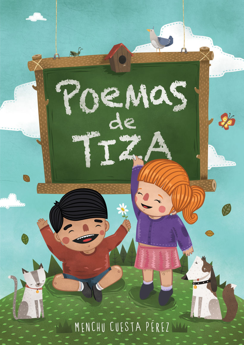 BOOK COVER - POEMAS DE TIZA -1