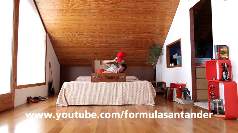 Copy campaña online formulasantander patrocinio Ferrari F1 0