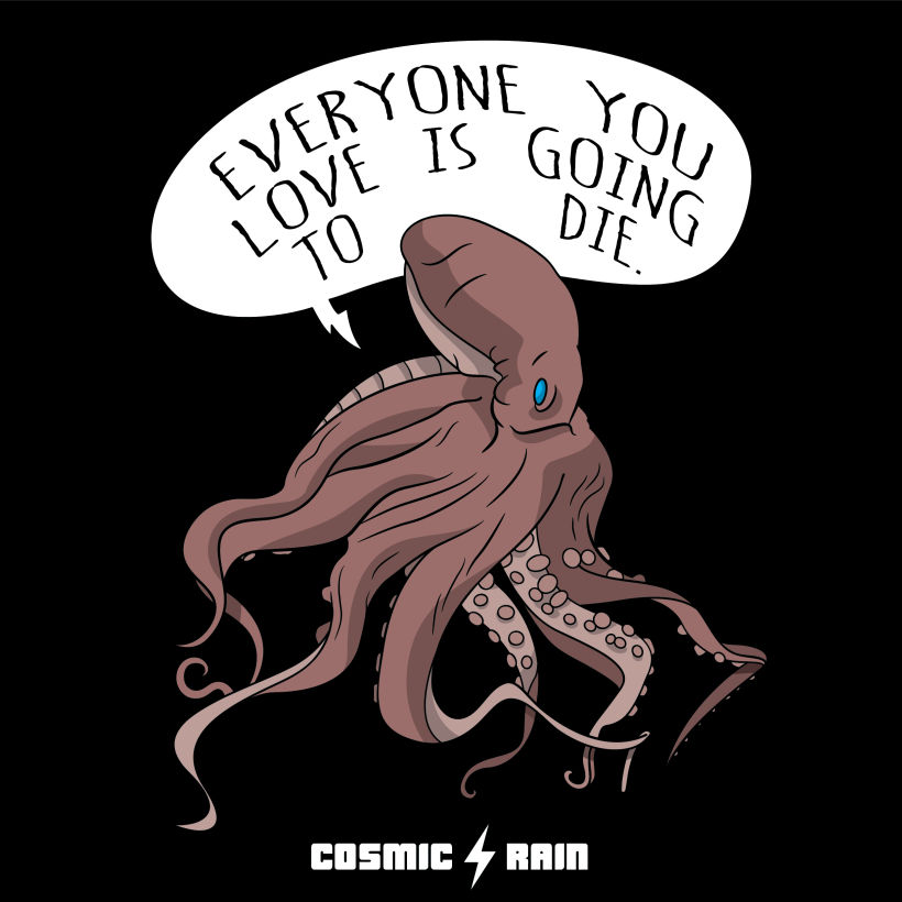 Cosmic Rain t-shirt designs 1