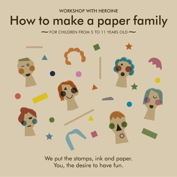 How to make a paper family. Workshop. 0