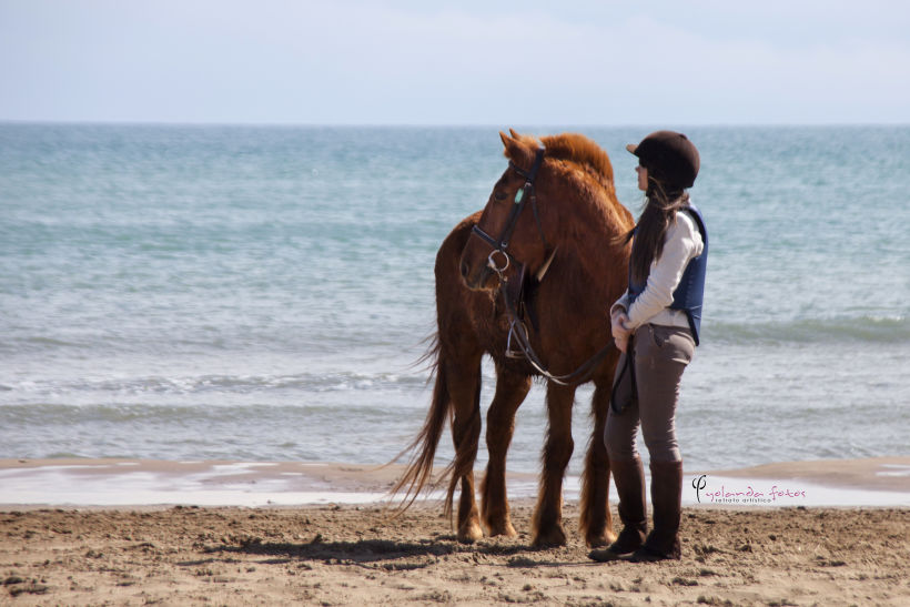 Reportaje - en caballo por la playa 7