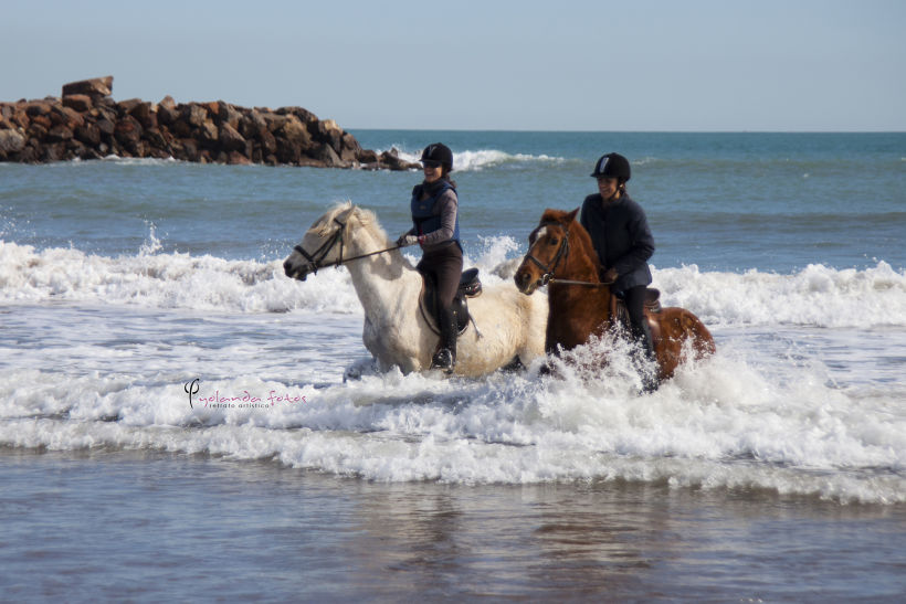 Reportaje - en caballo por la playa 11