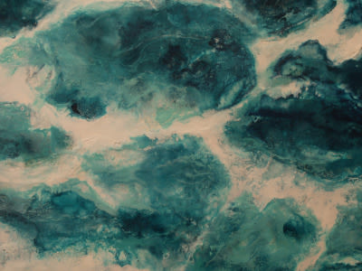 colección de pintura a la encáustica "océanos" 5