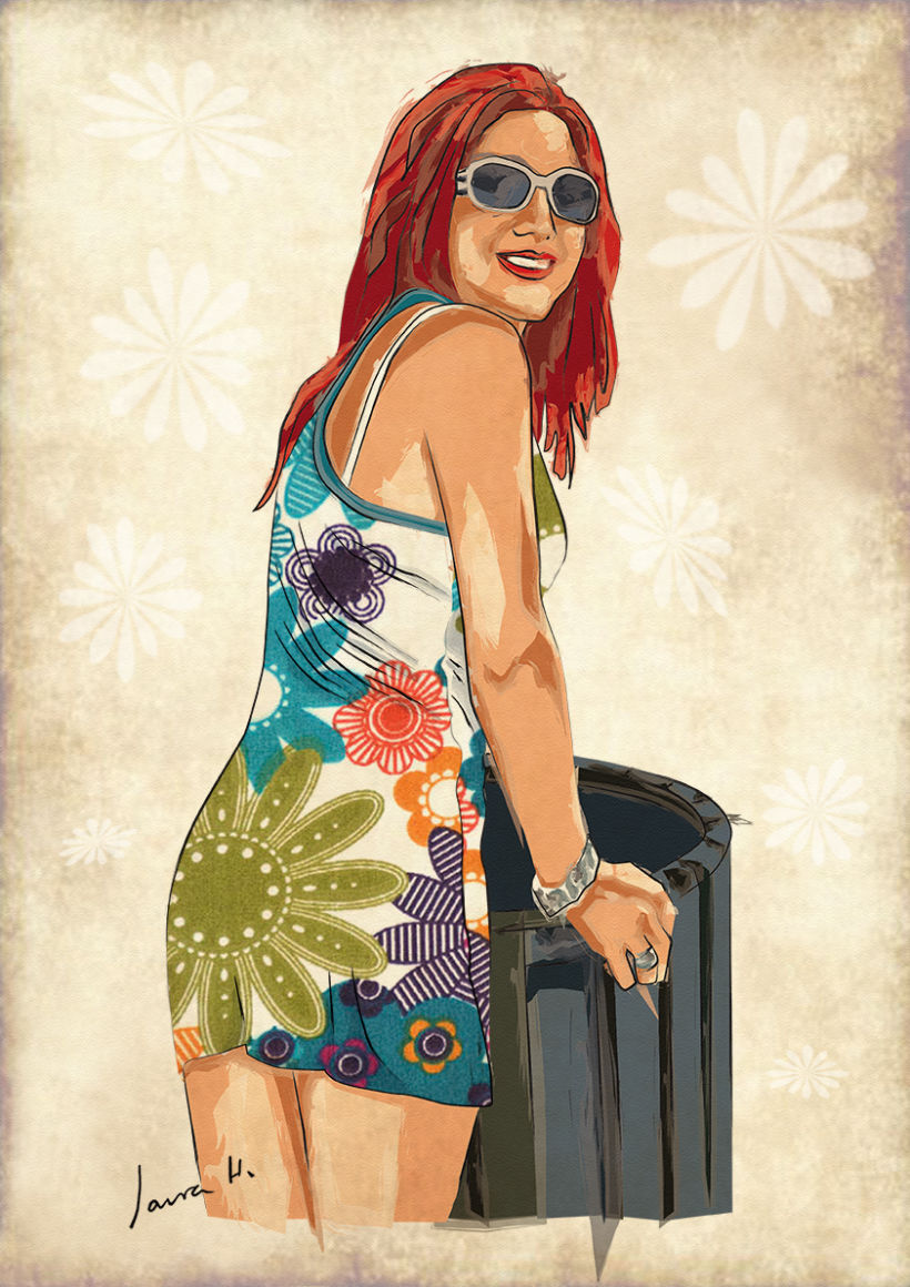 Serie Mujeres. Illustrator y Photoshop 0