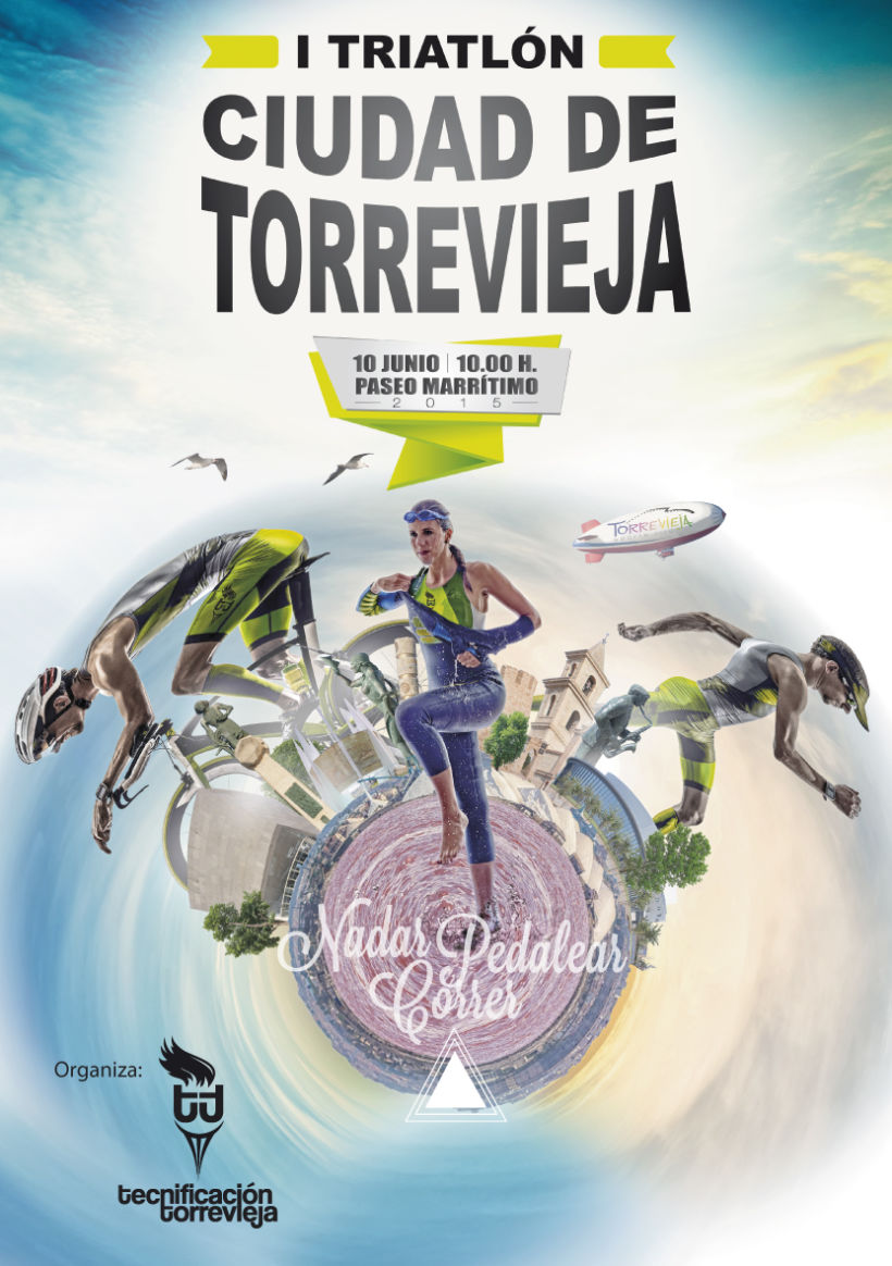 Cartel Club Triatlón Torrevieja -1