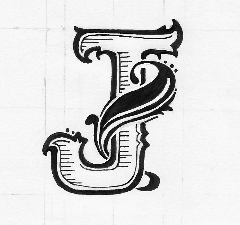 Iniciales tipográficas | J & P 2
