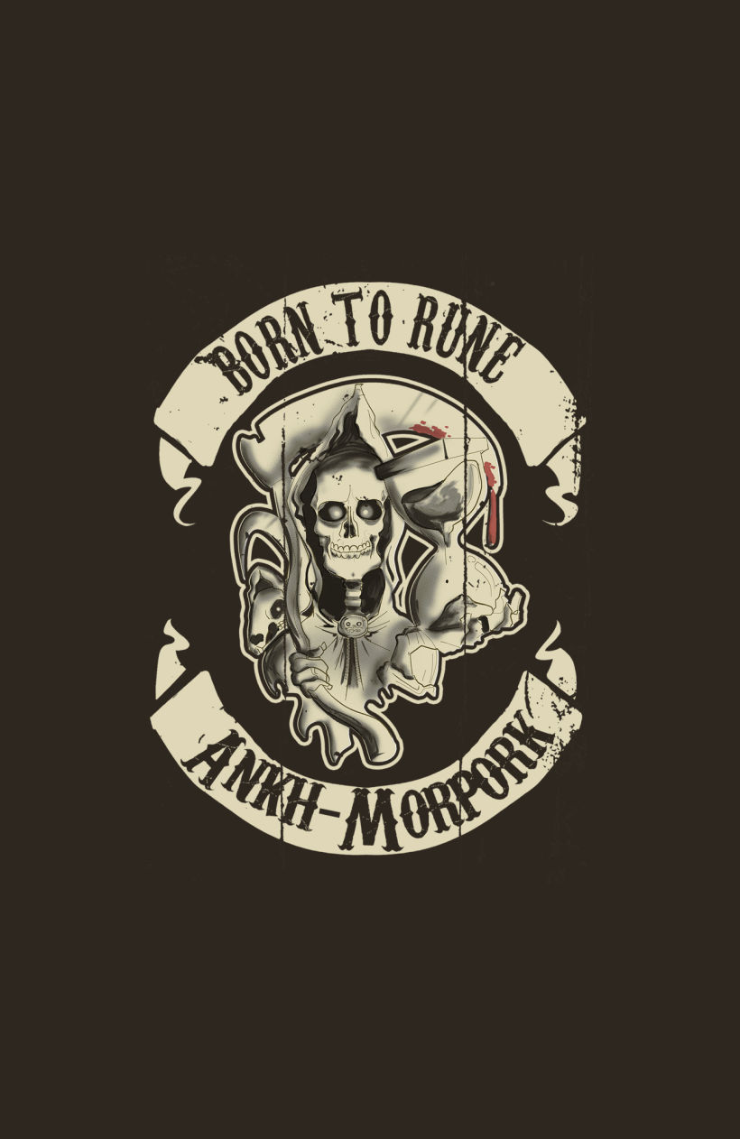 "Born to Rune" T-shirt design -1